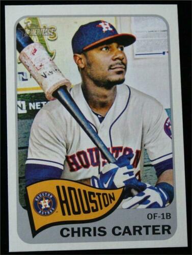 Chris Carter #39 Baseball Cards 2014 Topps Heritage