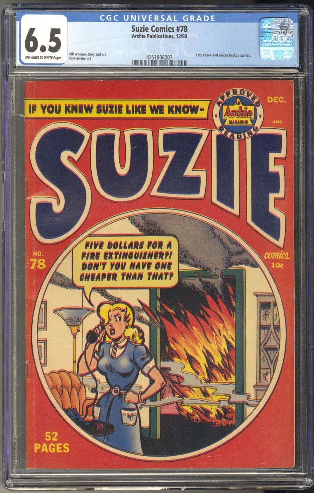 Suzie Comics #78 (1950) Comic Books Suzie Comics