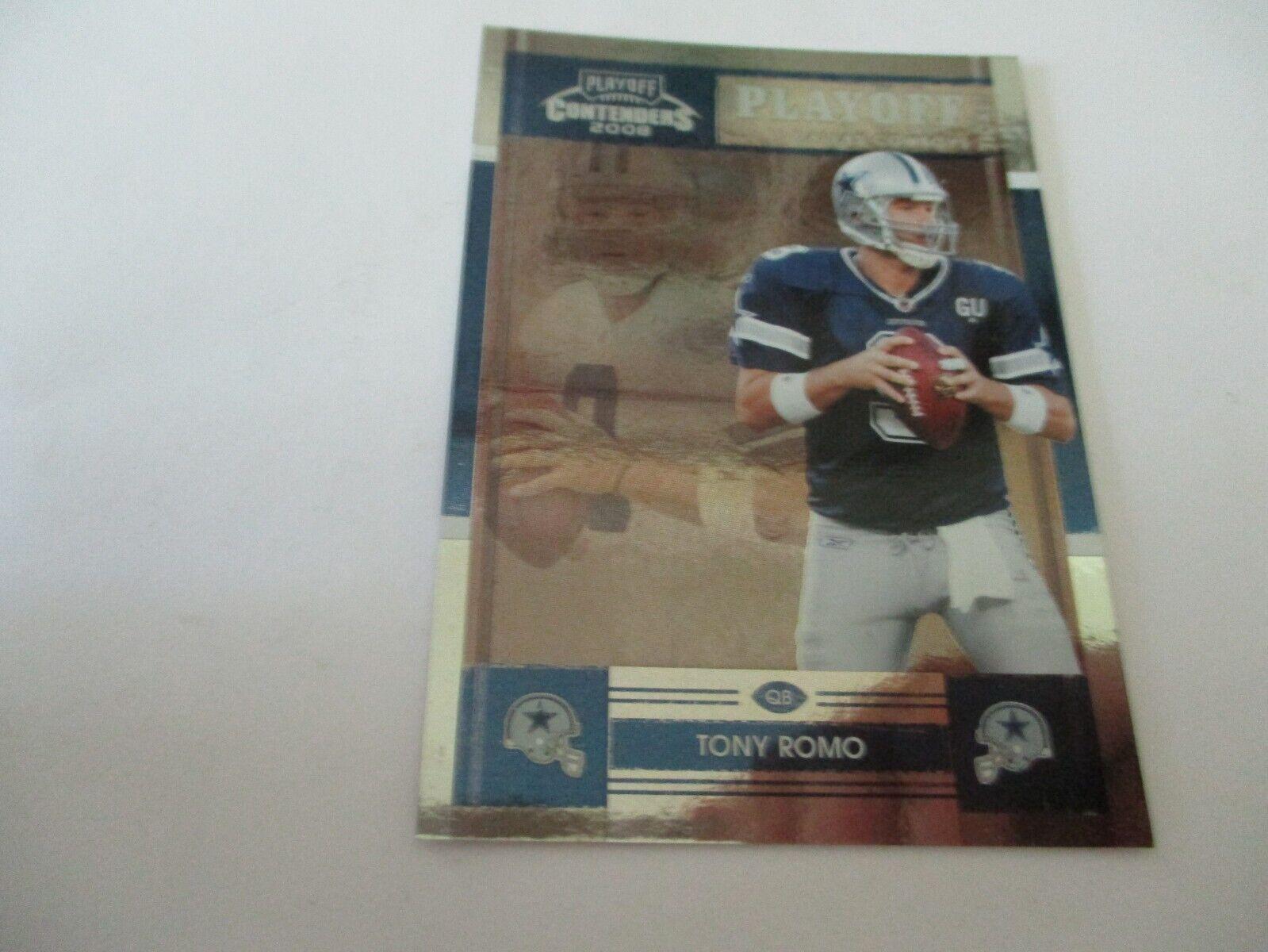 Tony Romo #27 Football Cards 2008 Playoff Contenders