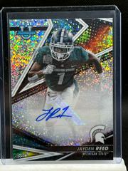 Jayden Reed [Refractor] #BA-JR Football Cards 2022 Bowman's Best University Autographs Prices