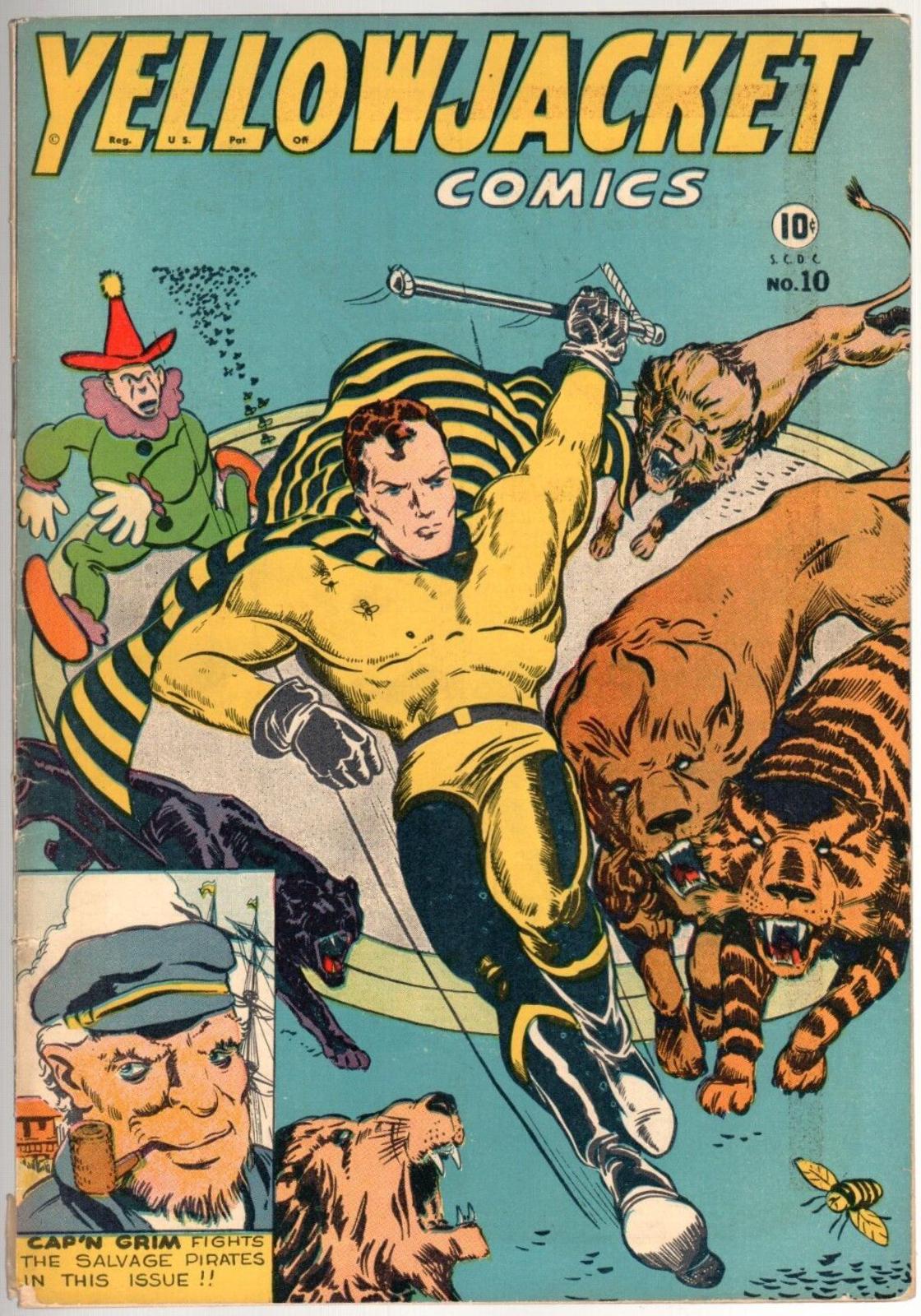 Yellowjacket Comics #10 (1946) Comic Books Yellowjacket Comics