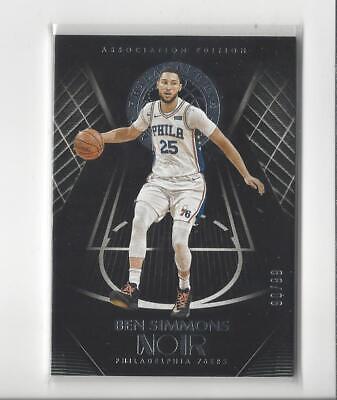 Ben Simmons #15 Basketball Cards 2019 Panini Noir