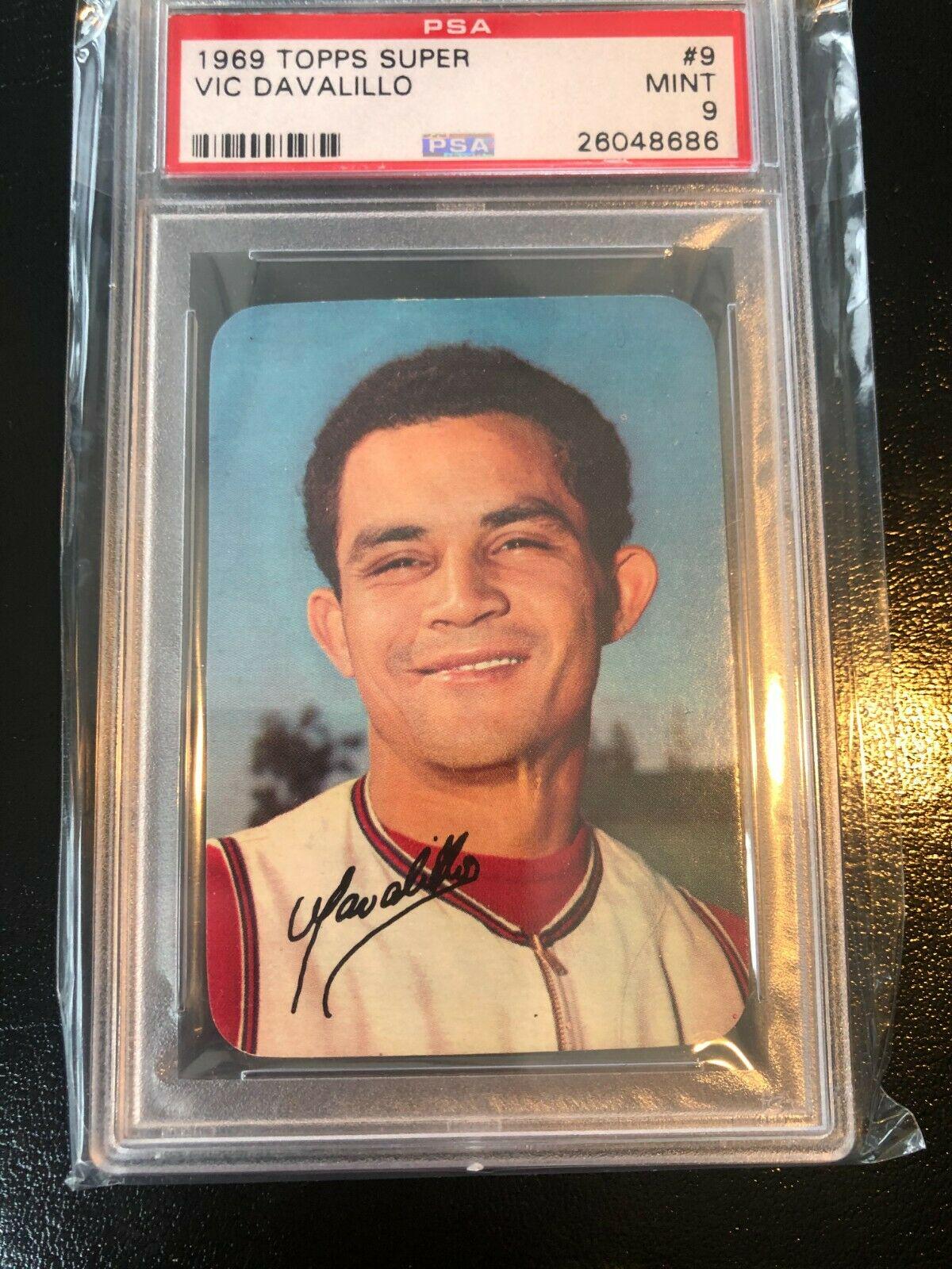 Vic Davalillo #9 Baseball Cards 1969 Topps Super