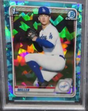 Bobby Miller #BD-38 2020 Bowman Draft Sapphire Baseball
