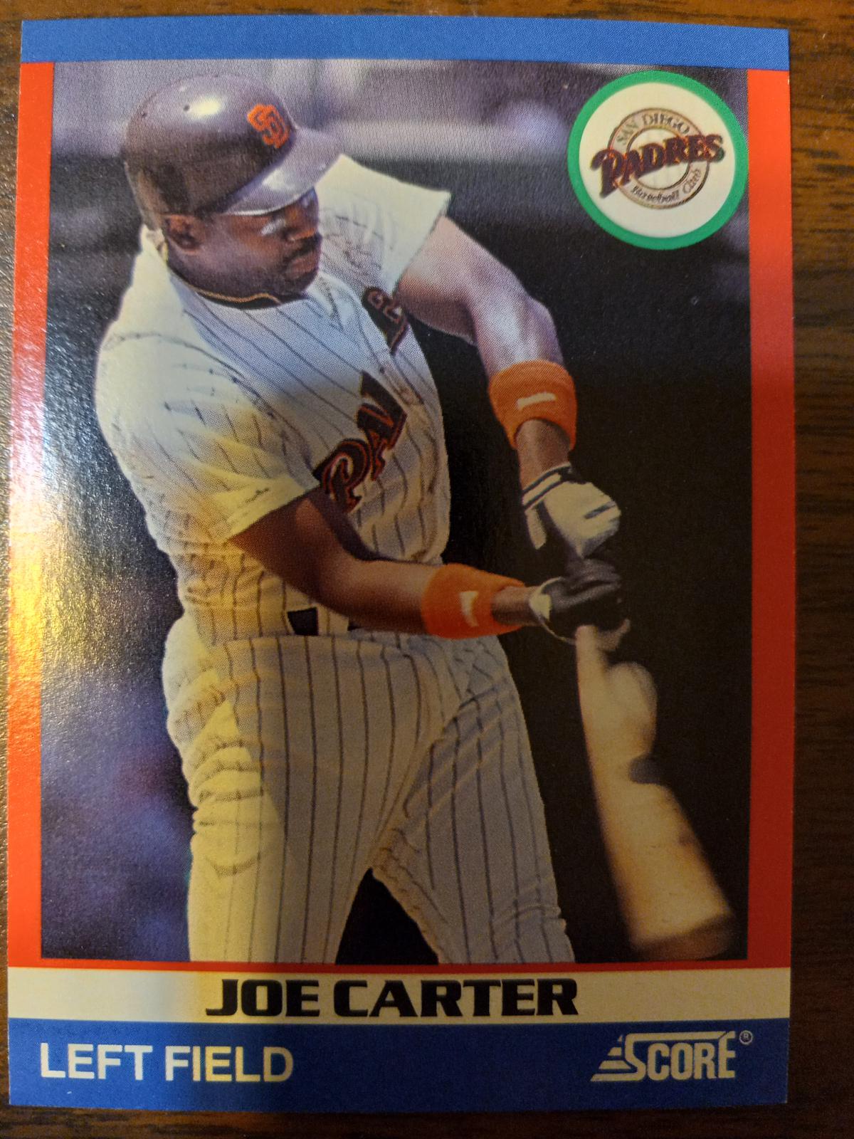 Joe Carter #81 Baseball Cards 1991 Score Superstars