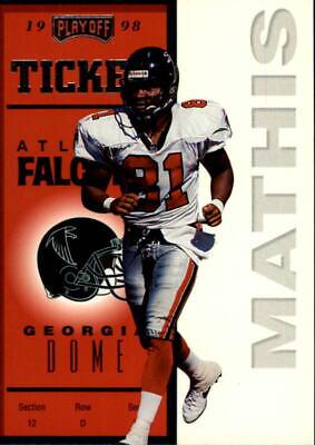 Terance Mathis #4 Football Cards 1998 Playoff Contenders Ticket