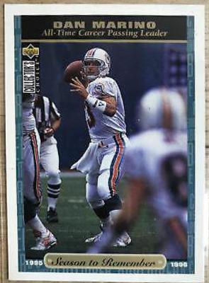 Dan Marino #64 Football Cards 1996 Collector's Choice