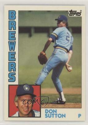 Don Sutton #35 Baseball Cards 1984 Topps Tiffany