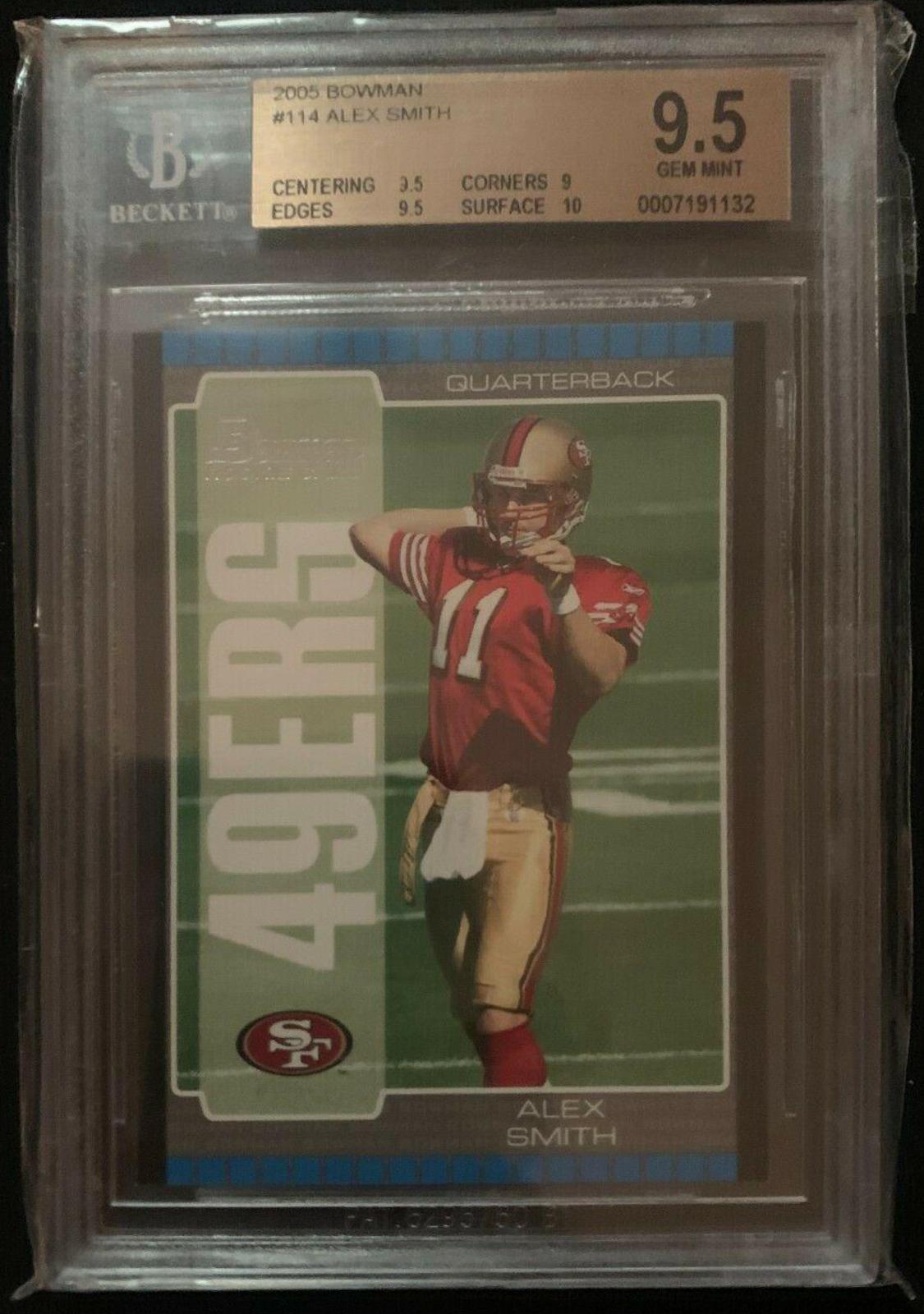 Alex Smith #114 Football Cards 2005 Bowman