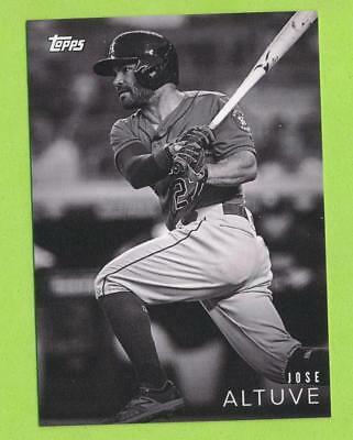 Jose Altuve #4 Baseball Cards 2018 Topps on Demand Black & White