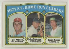 1971 A.L. Home Run Leaders #90 Baseball Cards 1972 Topps Prices