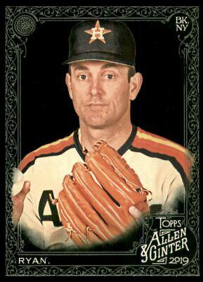 Nolan Ryan #11 Baseball Cards 2019 Topps Allen & Ginter X