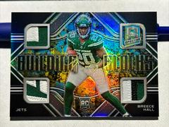 Breece Hall [Neon Splatter] #BBL-BHA Football Cards 2022 Panini Spectra Building Blocks Prices