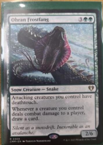 Ohran Frostfang #309 Magic Commander Masters