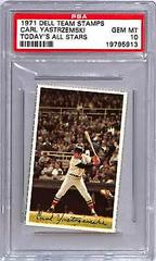 Carl Yastrzemski [All Stars] Baseball Cards 1971 Dell Today's Team Stamps Prices