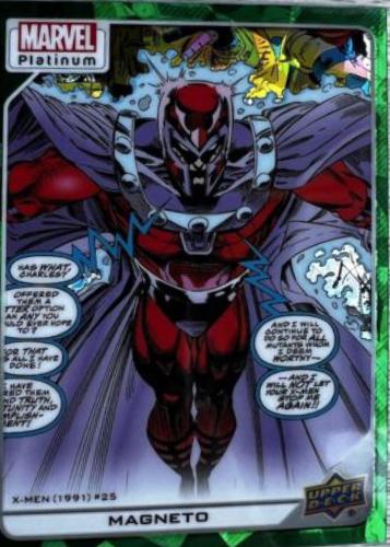2024 2023 Upper Deck Platinum Magneto [Green Crackle] #181 card
