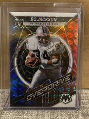 Bo Jackson [White] #OS-5 Football Cards 2022 Panini Mosaic Overdrive Prices