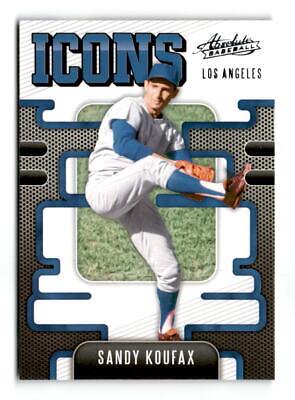 Sandy Koufax #I-13 Baseball Cards 2021 Panini Absolute Icons
