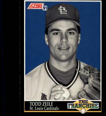 Todd Zeile #869 Baseball Cards 1991 Score