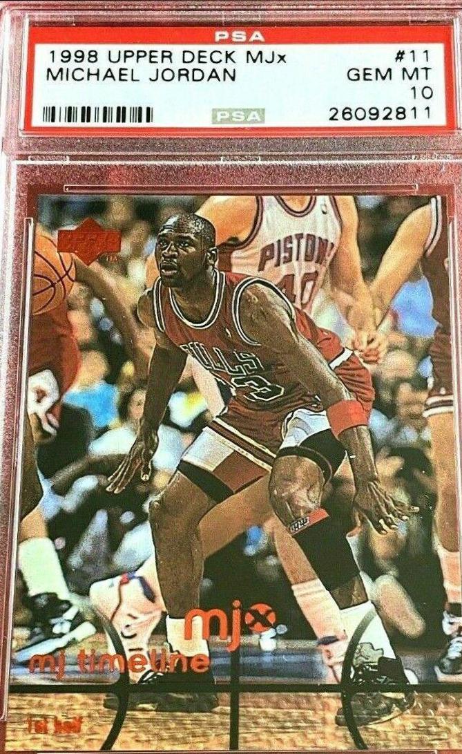 Michael Jordan #11 Basketball Cards 1998 Upper Deck Mjx