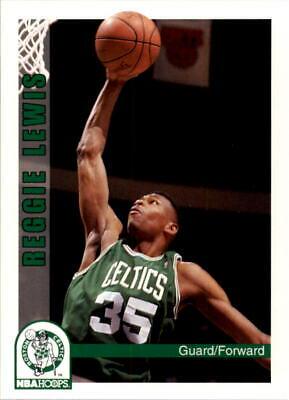 Reggie Lewis #15 Basketball Cards 1992 Hoops
