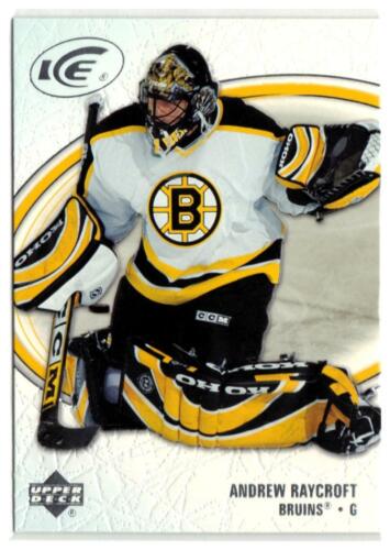 Andrew Raycroft #8 Hockey Cards 2005 Upper Deck Ice