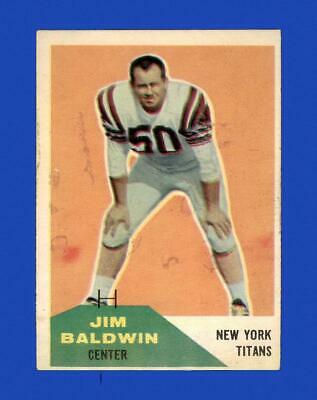 Jim Baldwin #30 Football Cards 1960 Fleer