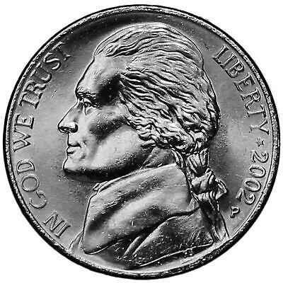2002 P Coins Jefferson Nickel