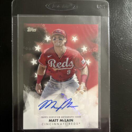 Matt McLain #BSA-MMC Baseball Cards 2024 Topps Baseball Stars Autograph