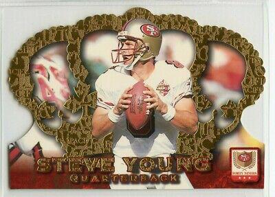 Steve Young #CR-110 Football Cards 1996 Pacific Crown Royale
