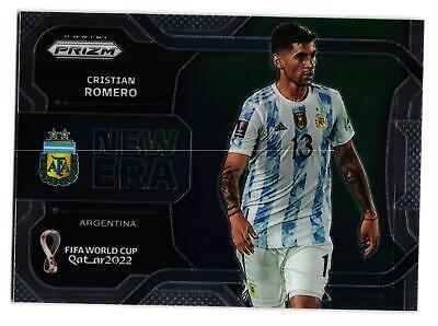 Cristian Romero #5 Soccer Cards 2022 Panini Prizm World Cup New Era