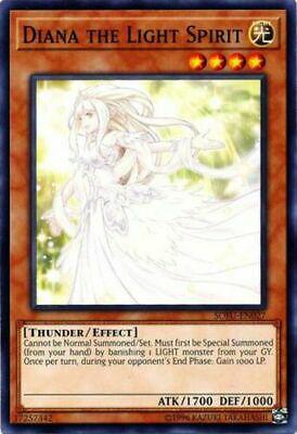 Diana the Light Spirit SOFU-EN027 YuGiOh Soul Fusion
