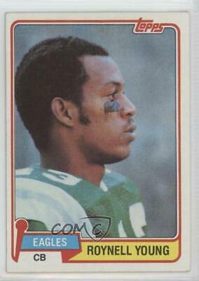 Roynell Young #72 Football Cards 1981 Topps