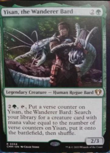 Yisan, the Wanderer Bard #334 Magic Commander Masters
