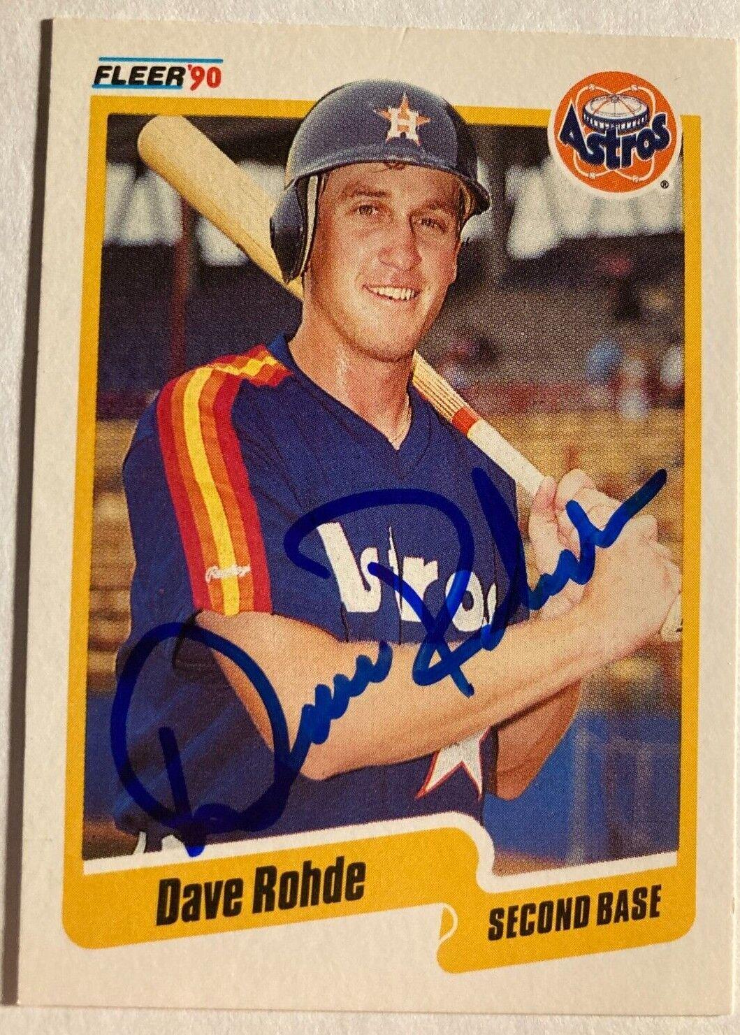Dave Rohde #U-17 Baseball Cards 1990 Fleer Update