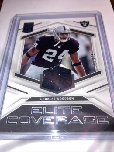 Charles Woodson #13 Football Cards 2023 Panini Donruss Elite Coverage