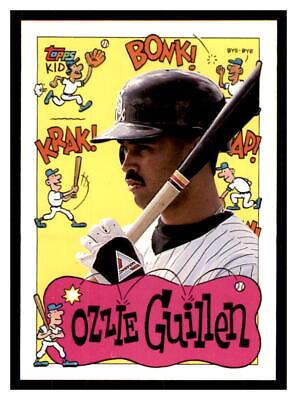 Ozzie Guillen #100 Baseball Cards 1992 Topps Kids