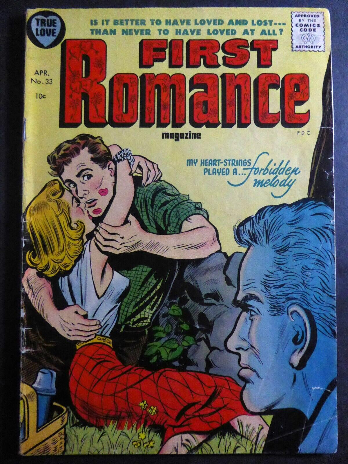 First Romance Magazine #33 (1955) Comic Books First Romance Magazine