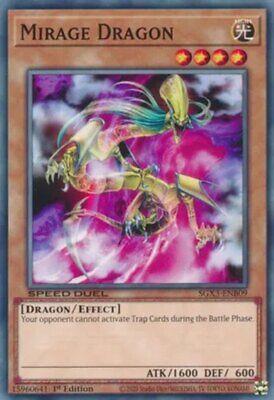 Mirage Dragon SGX3-ENB09 YuGiOh Speed Duel GX: Duelists of Shadows