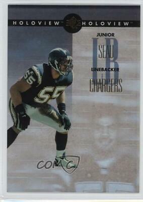 Junior Seau #5 Football Cards 1996 SP Holoview