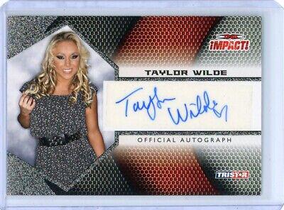 Taylor Wilde #IA-58 Wrestling Cards 2009 TriStar TNA Impact Autograph