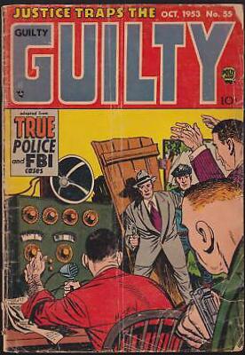 Justice Traps the Guilty #55 (1953) Comic Books Justice Traps the Guilty