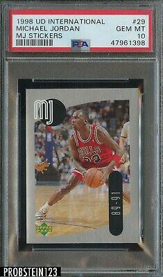 Michael Jordan #29 Basketball Cards 1998 Upper Deck International MJ Stickers