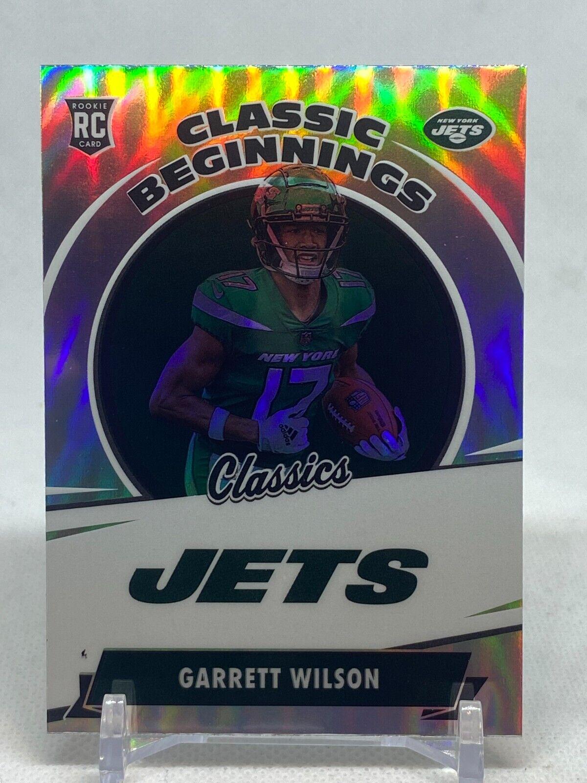 Garrett Wilson #CB-10 Football Cards 2022 Panini Classics Beginnings