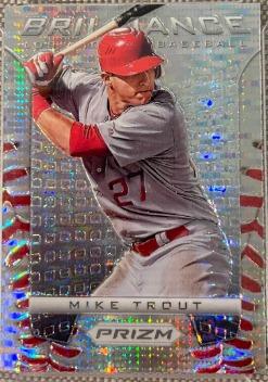 Mike Trout #B6 Baseball Cards 2012 Panini Prizm Brilliance