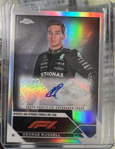 George Russell #CAC-GR Racing Cards 2023 Topps Chrome Formula 1 Autograph