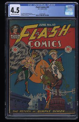 Flash Comics #65 (1945) Comic Books Flash Comics