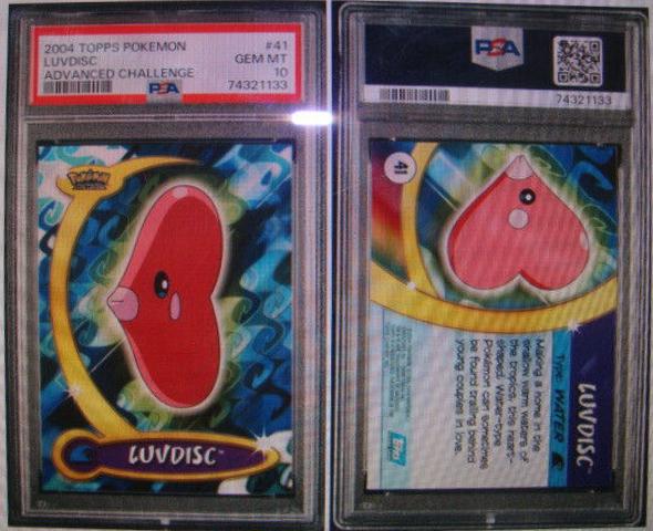 Luvdisc #41 Pokemon 2004 Topps Advanced Challenge
