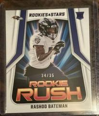 Rashod Bateman [Purple] #RR10 Football Cards 2021 Panini Rookies and Stars Rush Prices