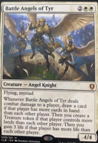 Battle Angels of Tyr #9 Magic Commander Legends: Battle for Baldur's Gate
